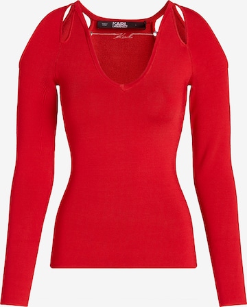 Karl Lagerfeld - Pullover em vermelho: frente