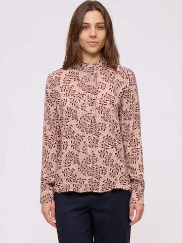 Noa Noa Blouse ' Kine ' in Beige: voorkant