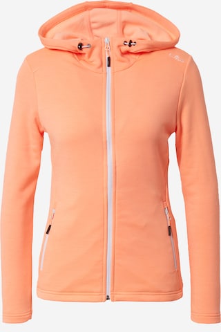 CMP Sports sweat jacket in Orange: front