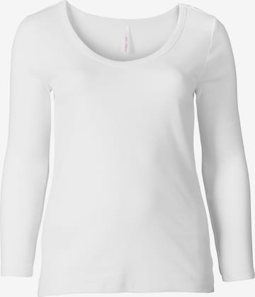 SHEEGO Shirt in Weiß: predná strana