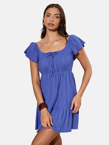 Lipsy Jurk in Blauw: voorkant