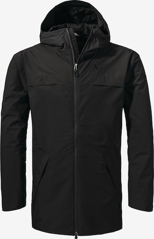 Veste outdoor ' Urban Parka Style Bohorok MNS ' Schöffel en noir : devant