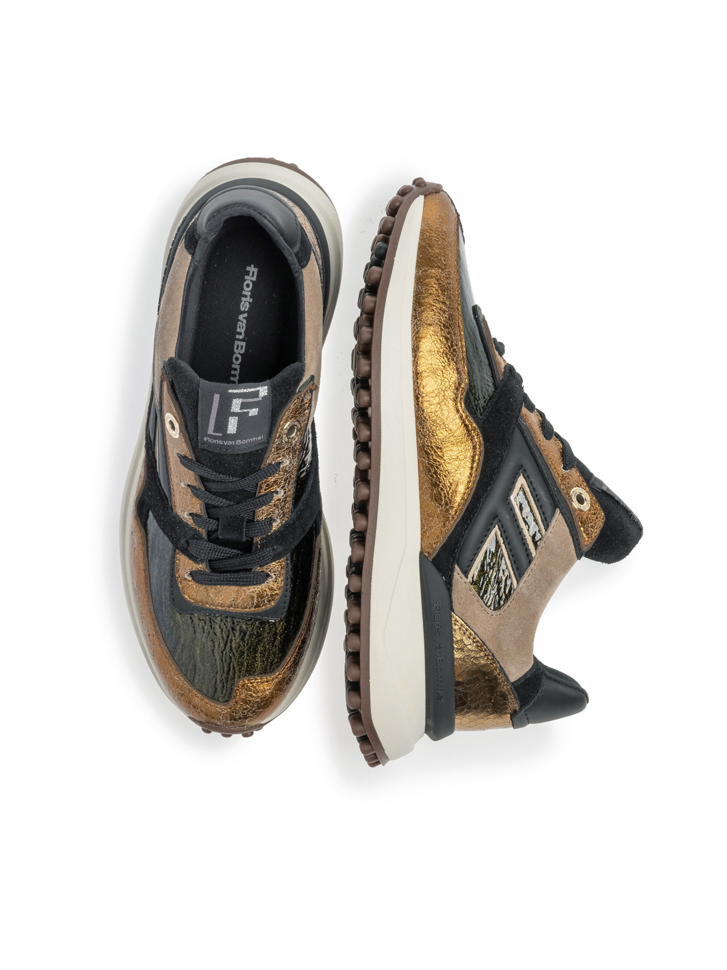 Floris van Bommel Sneakers laag 'Noppi 36' in Brons