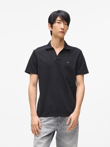 T-Shirt Karl Lagerfeld en noir : devant