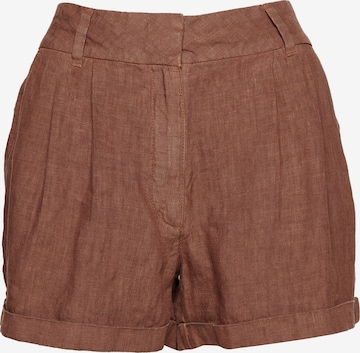 Superdry Regular Pants in Brown: front
