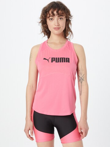 PUMA Спортен топ в розово: отпред