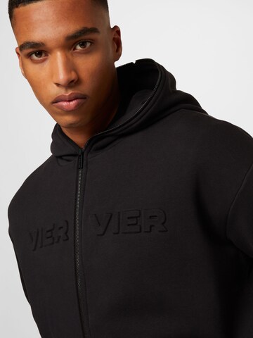 VIERVIER - Sudadera con cremallera 'Mieke' en negro