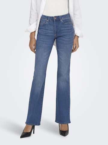 ONLY Flared Jeans 'Wauw' in Blue: front