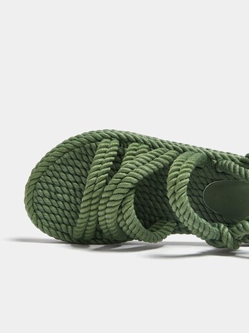 Pull&Bear Sandal in Green