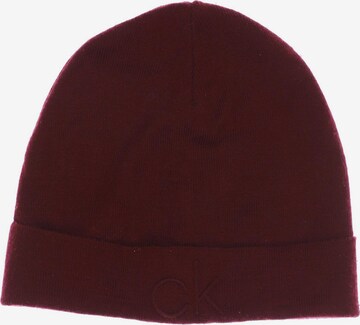 Calvin Klein Hat & Cap in One size in Red: front