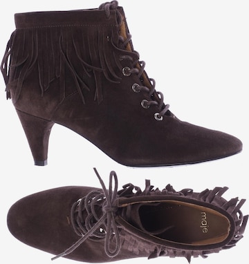 Maje Dress Boots in 37 in Brown: front