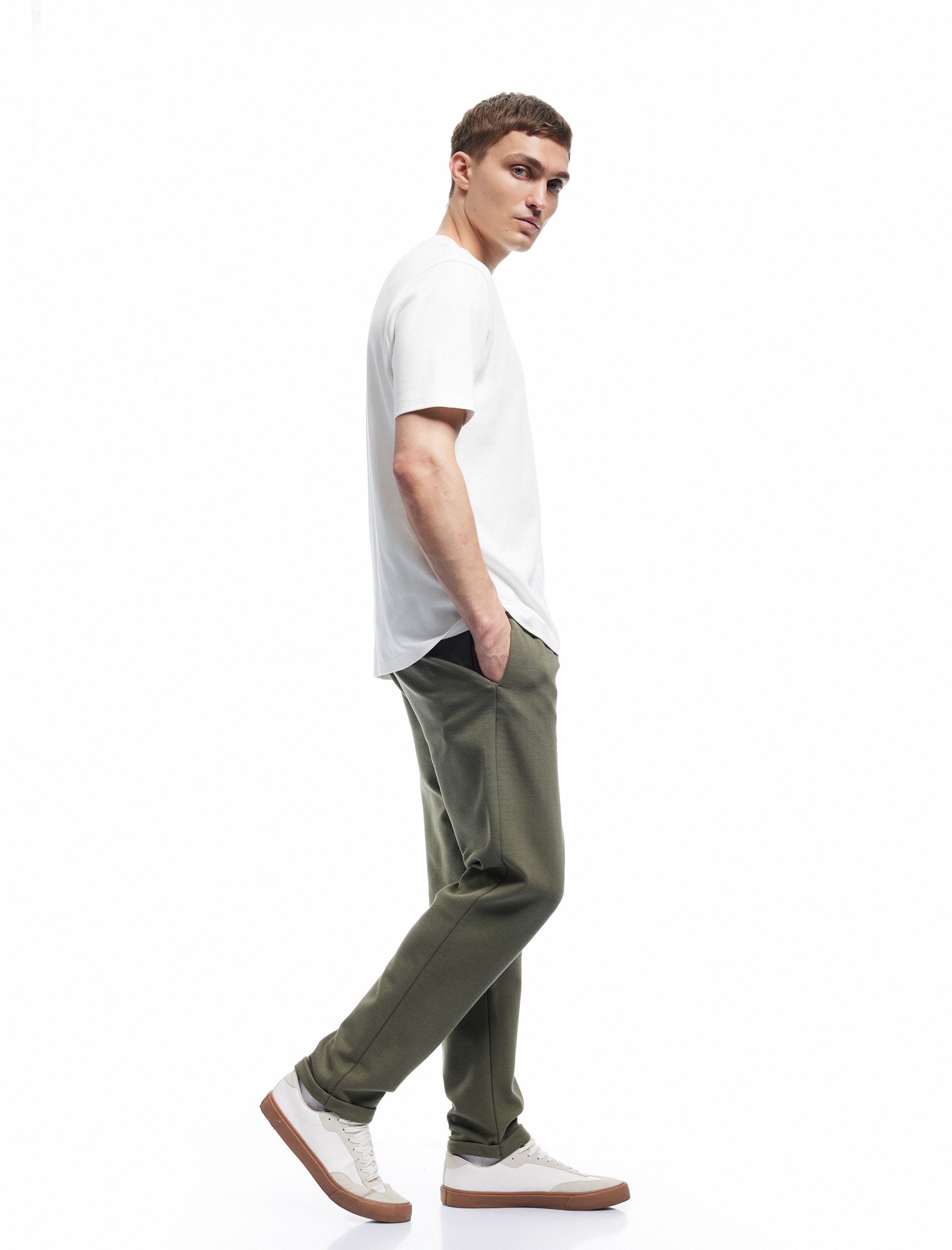 Koton Regular Trousers in Green