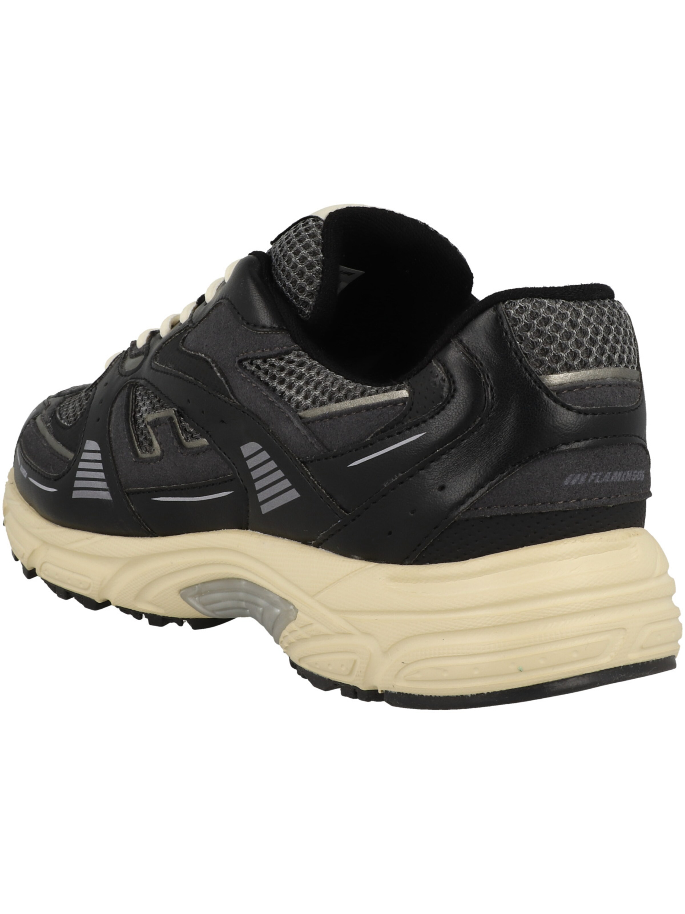 Baskets basses 'Wairoa' Flamingos Life en noir