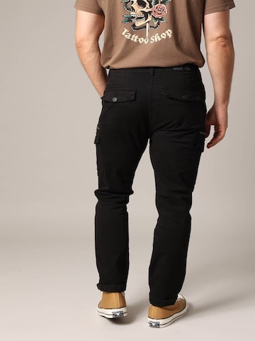Regular Pantalon cargo 'DANASON' Deeluxe en noir