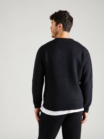 ABOUT YOU x Jaime Lorente Sweater 'Santino' in Black