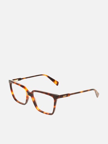 Lunettes de soleil Liu Jo en marron : devant