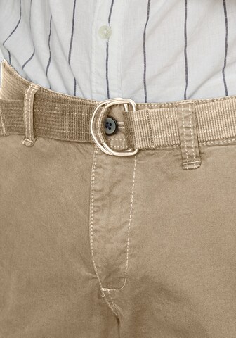 REDPOINT Regular Cargohose in Beige