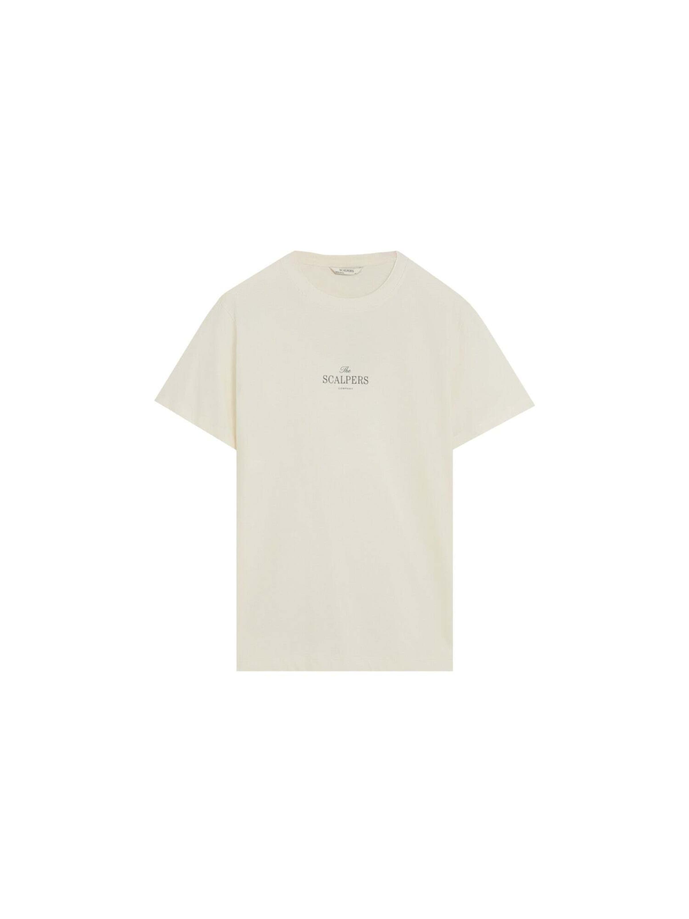 Scalpers Creative Studio Tee ' ' in Beige: Vorderseite