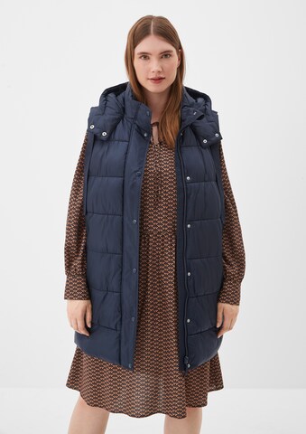 Gilet TRIANGLE en bleu : devant