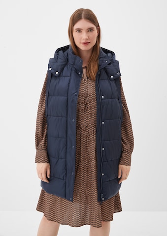 Gilet TRIANGLE en bleu : devant