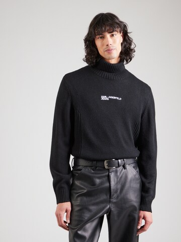 Pull-over KARL LAGERFELD JEANS en noir : devant