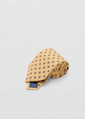 MANGO MAN Tie 'Retro' in Yellow