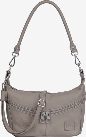 FREDsBRUDER Shoulder Bag 'Feeling Good' in Grey: front