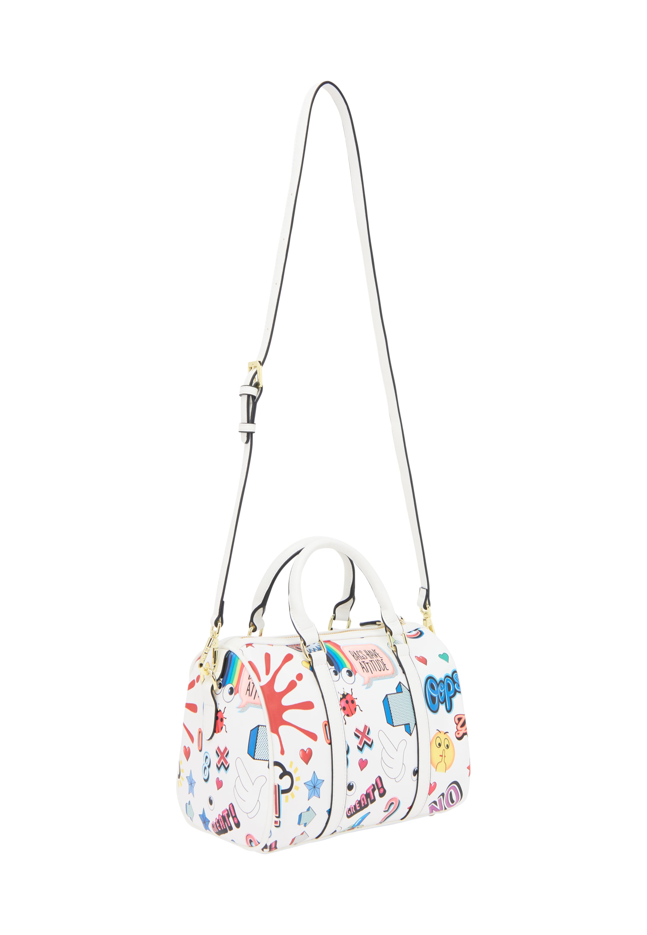 MYMO Handbag 'Pop Eyetheme' in White