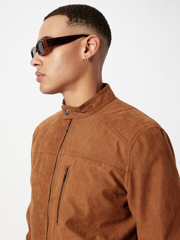 BLEND Between-season jacket in Brown