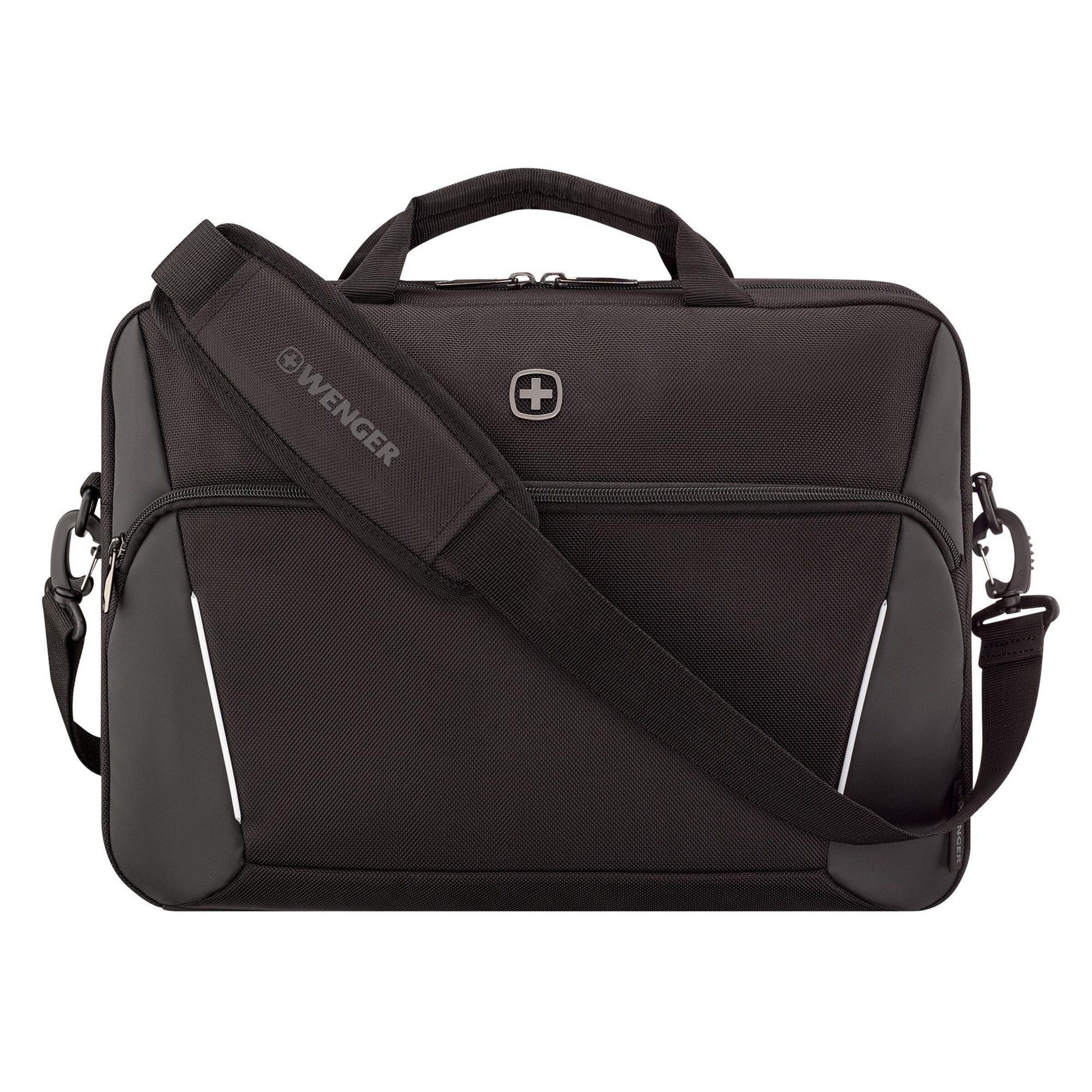 Sac d’ordinateur portable WENGER en noir : devant