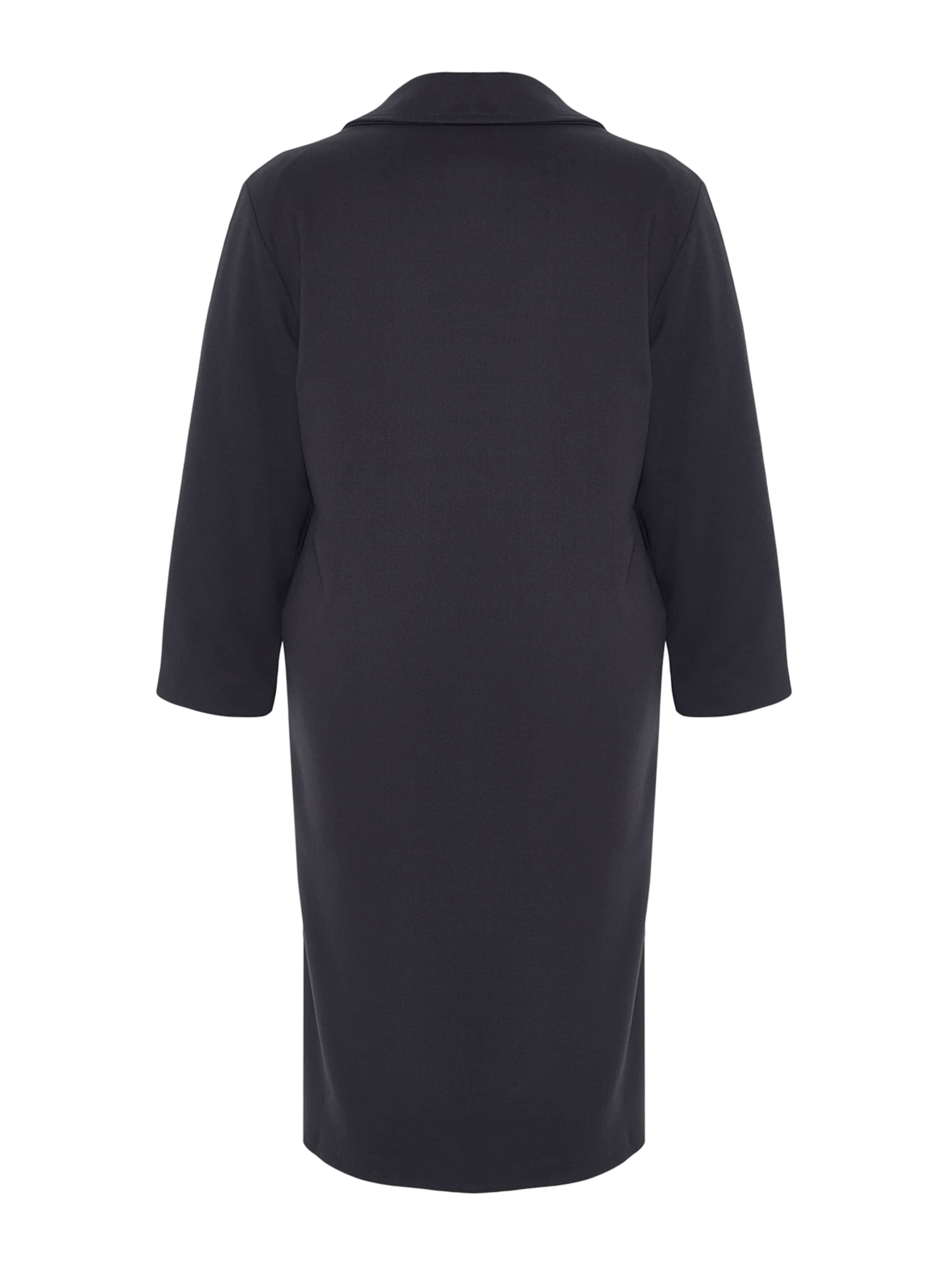 Trendyol Curve Mantel in Grau