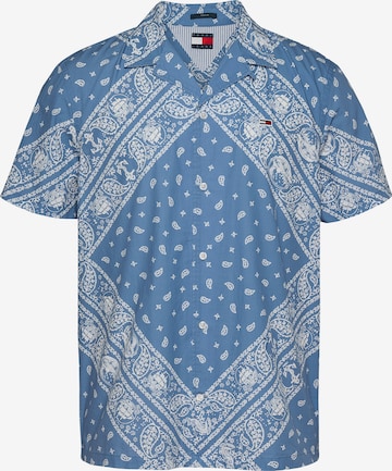 Fit confort Chemise Tommy Jeans en bleu : devant