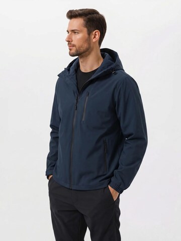 YOUTHUP Outdoor jacket 'Kompakt' in Blue