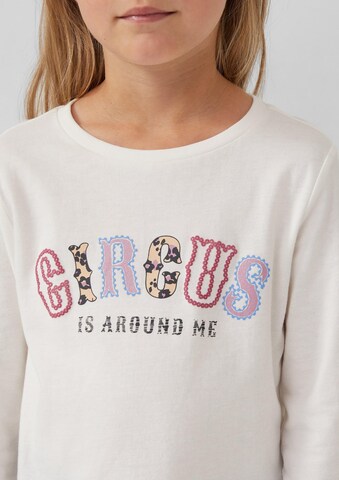 T-Shirt s.Oliver en blanc