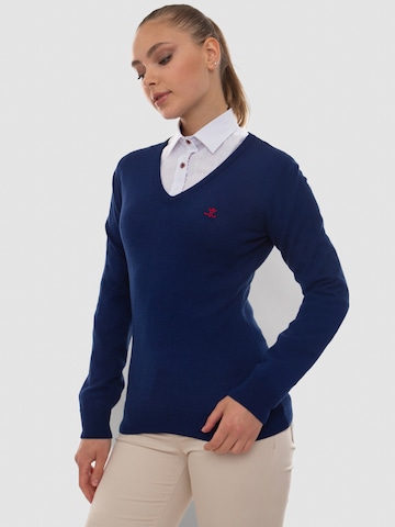 Sir Raymond Tailor Sweater 'Verty' in Blue