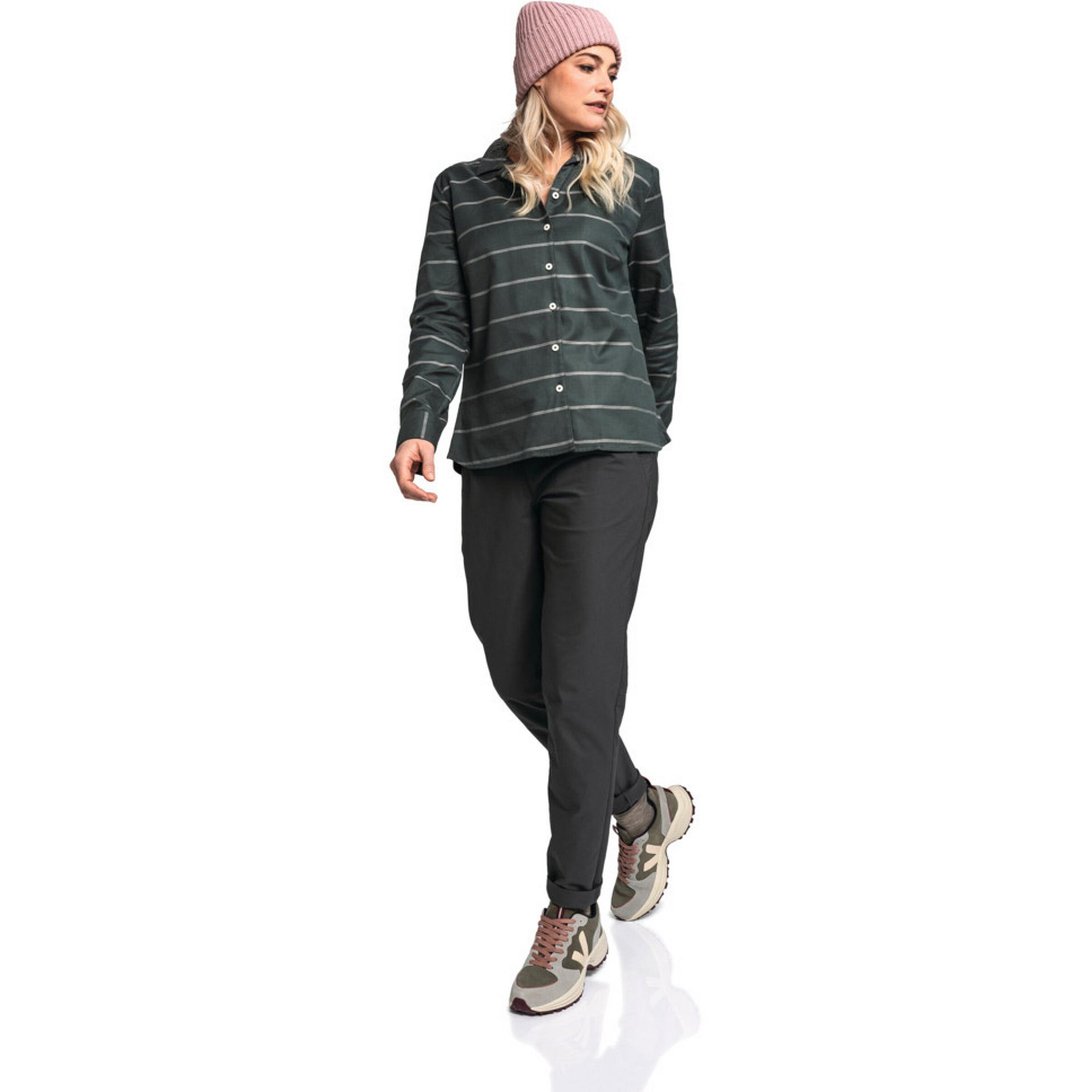 Schöffel - Blusa 'Roslyn' em verde