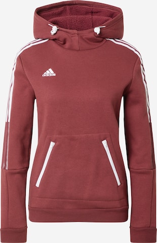 ADIDAS SPORTSWEAR Athletic Sweatshirt 'Tiro' in Red: front