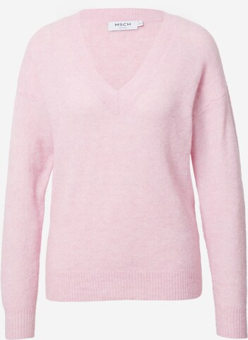 MSCH COPENHAGEN Sweater 'Lisa' in Pink: front