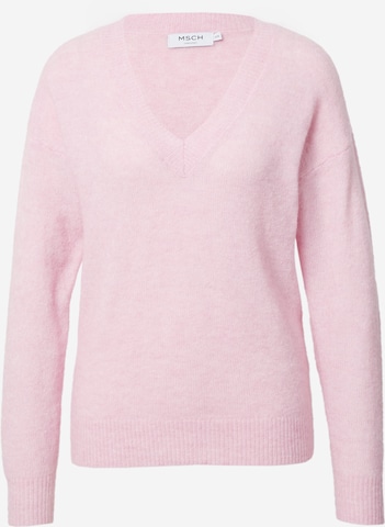 MOSS COPENHAGEN Sweater 'Lisa' in Pink: front
