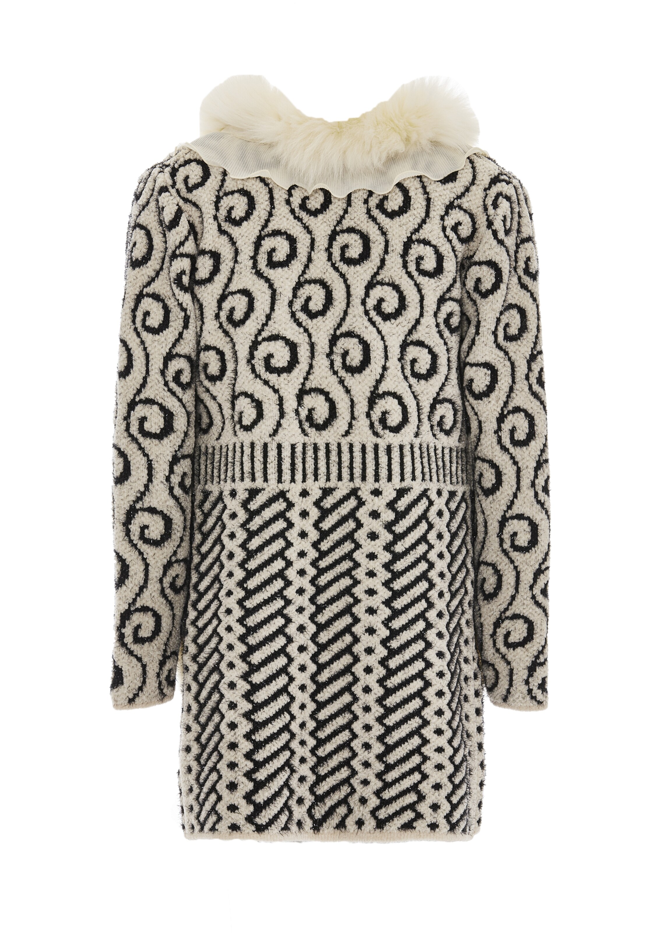 faina Πλεκτή ζακέτα σε λευκό