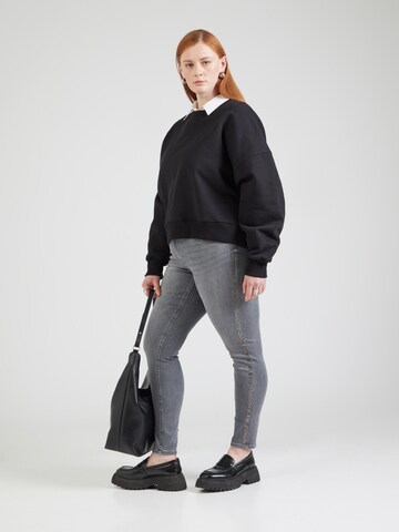 ONLY Carmakoma Skinny Jeans 'CARWilly' in Grey