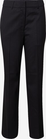 Samsøe Samsøe Regular Pleat-Front Pants 'ROBYNA' in Black: front