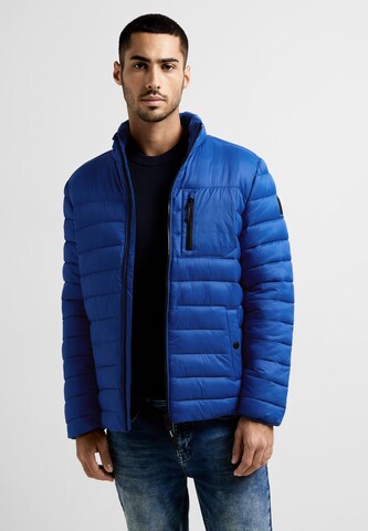 Street One MEN Between-Season Jacket in Blue: front