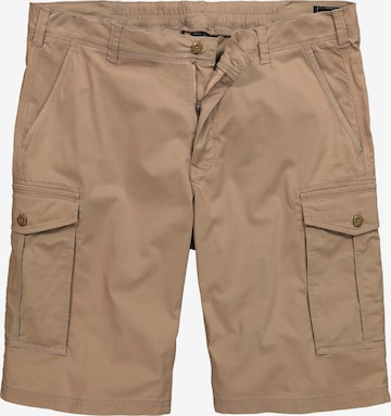 Men Plus Loosefit Bermuda in Braun: Vorderseite