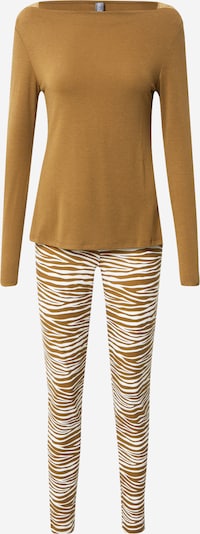 LingaDore Pyjama in de kleur Crème / Brokaat, Productweergave