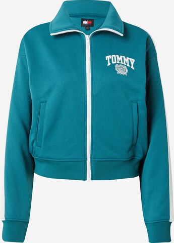 Tommy Jeans Sweatjacke 'Varsity' in Blau: predná strana