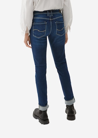 Coupe slim Jean 'Catie' QS en bleu