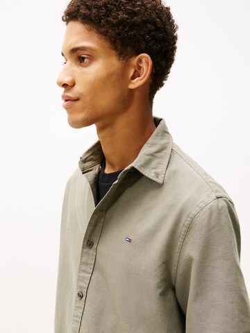 Regular fit Cămașă de la Tommy Jeans pe verde