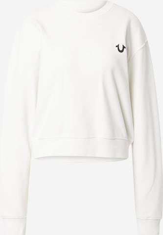 True Religion Sweatshirt in White: front
