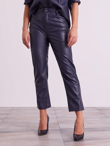 ABOUT YOU x Iconic by Tatiana GB Pants 'Luna' in Blue: front